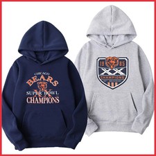 HOT  Chicago Bears 1985 Super Bowl Champions Winning Streak Hoodie Reprint