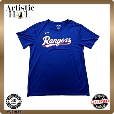Nike MLB Dri-FIT T-Shirt Herren L royalblau
