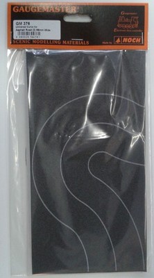 OO/HO 68mm Wide Self Adhesive Tarmac Curves (2)   Gaugemaster GM376