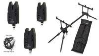 Ngt Rod Pod Quickfish Mk 2 -1 FüR 3 Ruten + Tasche +3 Bissanzeiger Jha