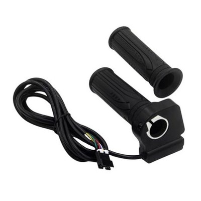 48V Full Twist Throttle Grip 6 Pin Compatible with DYU Y16 Electric Bicycle, 