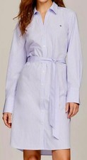 $99 TOMMY HILFIGER  Long Sleeved Dress for Women Striped Sizes XXS to XXL