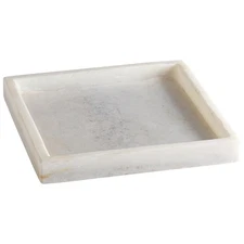Tray CYAN DESIGN BIANCASTRA White Marble