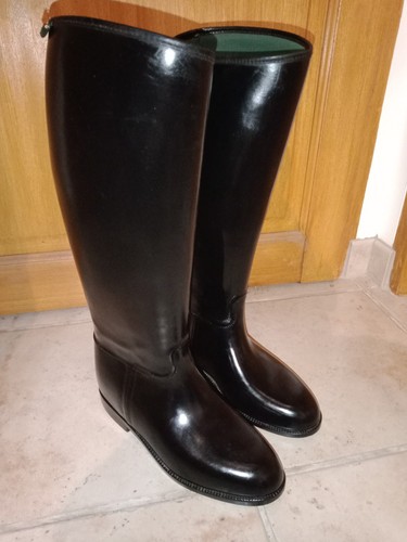 bottes équitation caoutchouc