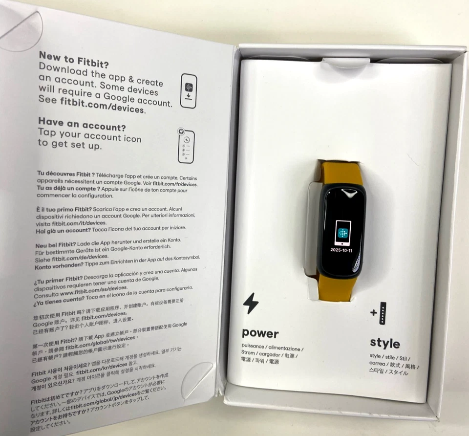 Fitbit Inspire 3 | Monitor de ritmo cardíaco | Rastreador de salud y estado físico - Brillo matutino Foto 3 de 4