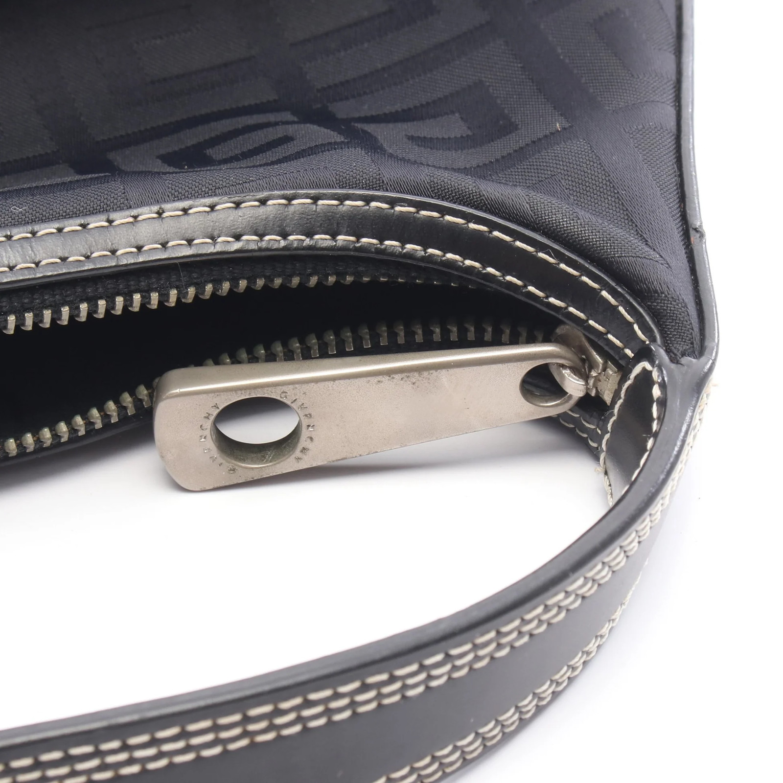 GIVENCHY Mini Handbag Canvas Leather Black #RC4381 thumbnail 5