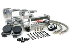 Viair 44442 Dual Stealth Black 444C High-Performance Value Pack (200 Psi 444C/2)