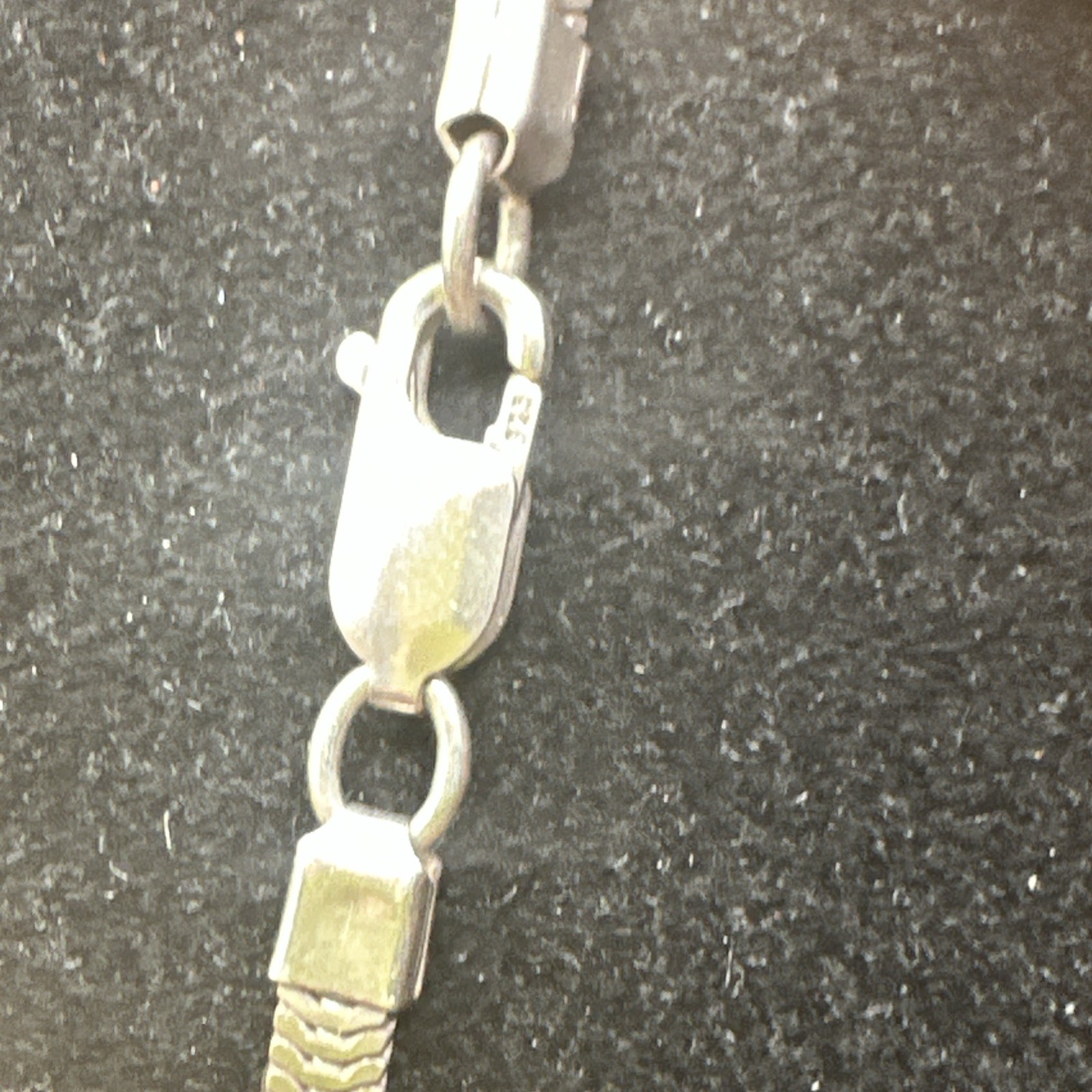 Solid Box Snake Link Sterling Silver Chain 16in (… - image 6