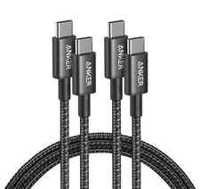 Anker 310 USB-A to USB-C Braided Cable Series 3 B81G6 6ft, Two Pack New In Box