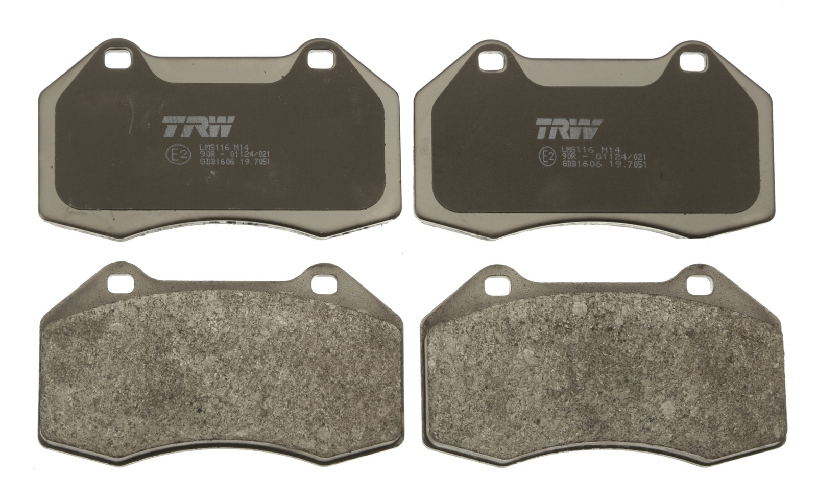 TRW GDB1606 plaquettes de frein à disque en céramique haute endurance