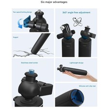 Practical Handheld Support Tripod 1/4 Screw Two Claws Mount For Video Recording