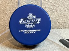 Seattle Thunderbirds WHL Foam Blue Hockey Puck