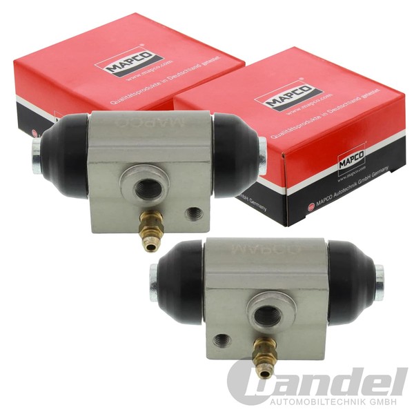 2X Mapco Radbremszylinder Hinten Passend FüR CitroËN C2 C3 Saxo Xsara Peugeot-image