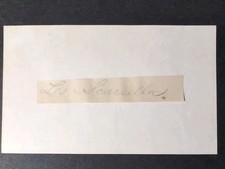Les Scarsella (d.1958) Autografo Firmato Taglio Debutto 1935 Cincinnati Reds
