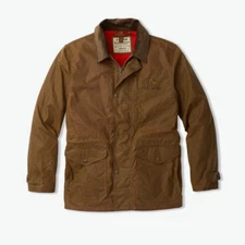 Filson Cover Cloth Mile Marker Ducks Unlimited Coat Men's M - Rugged Tan Jacket