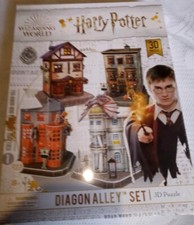 Harry Potter's 3D Jigsaw Puzzles - 4 x  - Diagon Alley Set
