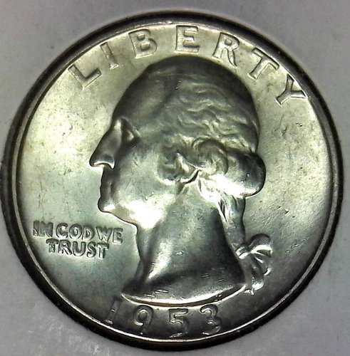 Nice Collector grade 1953 D  Washington Quarter Buy it now Free Shipping in USA