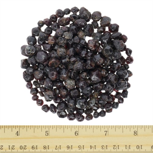 2 lb Translucent Tetrahedral Garnet Rough Stones - 0.25" avg. - Rocks - Picture 2 of 3