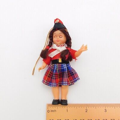 Vintage Nationality Sleepy Eye Doll Ornament Scotland Vintage Nationality Sleepy Eye Doll Ornament Scotland