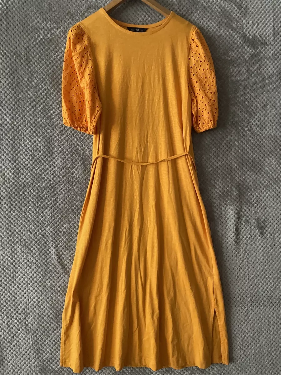F&f orange maxi clearance dress