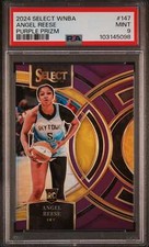 2024 Panini Select WNBA Angel Reese #147 Purple /149 PSA 9