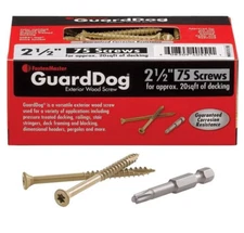 Deck Screws No. 10 X 2-1/2" L Phillips/Square, FastenMaster FMGD212-75 GuardDog