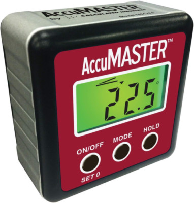 Calculated Industries 7434 AccuMASTER 2-in 1 Magnetic Red Brick Maroon 