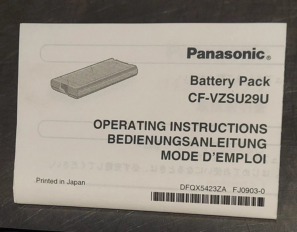Batería Original Panasonic CF-VZSU29 / CF-VZSU29U para Toughbook Foto 2 de 4