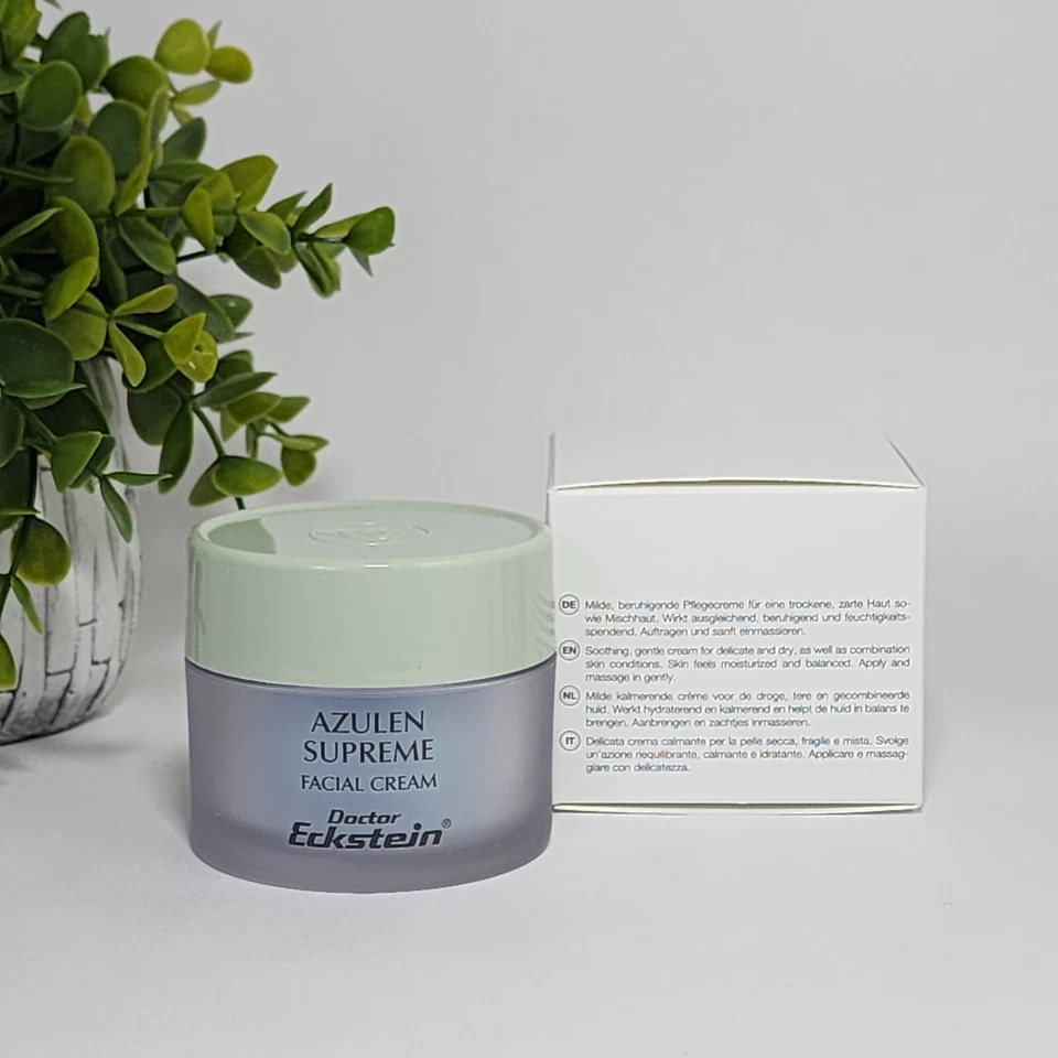 Dr.R.A. Creme noturno Eckstein Azulen Supreme pele sensível propensa a acne 1,66 oz - Imagem 2 de 4