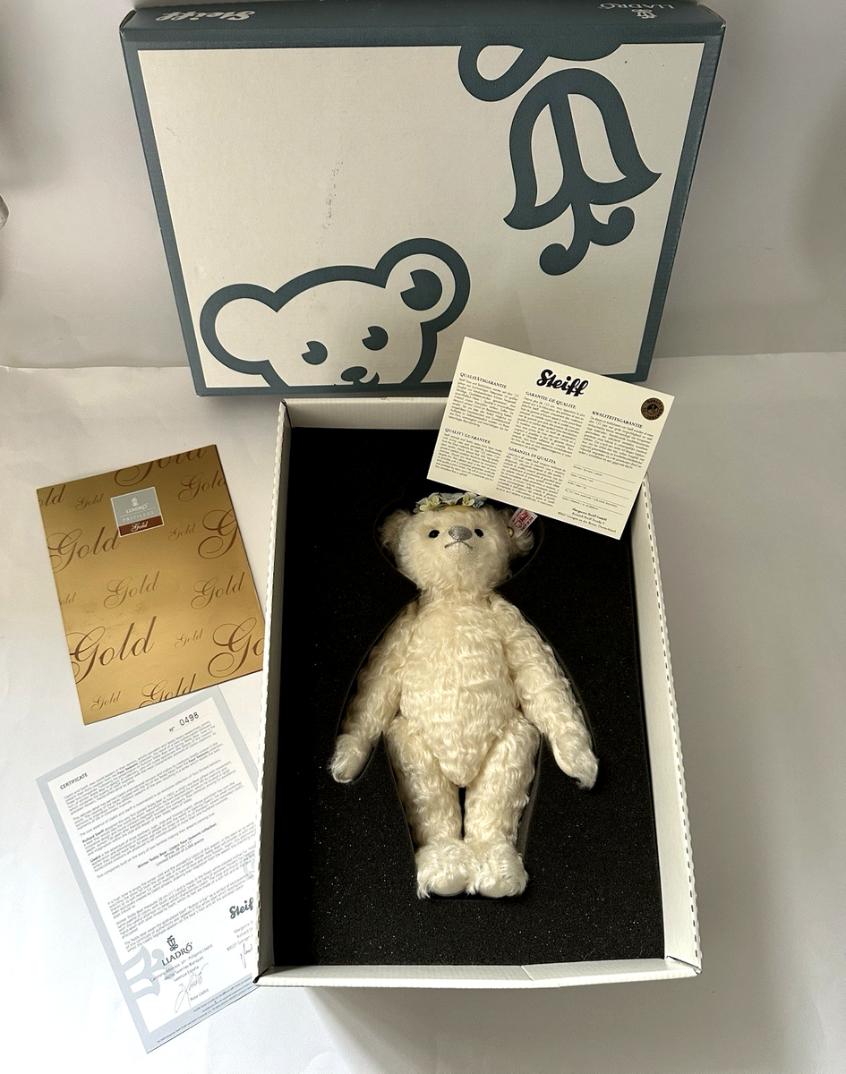 Steiff ~ LLADRO WINTER Ltd Edition Teddy Bear 28 cm ~ No. 0498 EAN