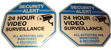 2Pack Security Alert 24 Hour Video Surveillance All Activities Are Monitored (T3