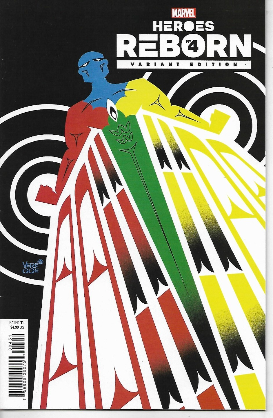 HEROES REBORN (2021) #4 VEREGGE Variant - Back Issue (S)