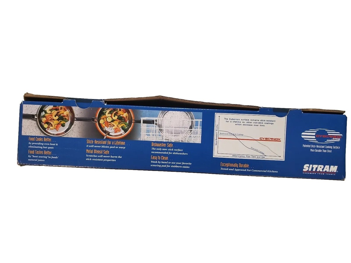 Sitram Cybernox 8” Open Fry Pan 033133 Made in France. | eBay