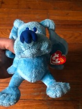 2005 TY Beanie Babies Collection Blues Clues 6" Plush Blue Dog NWT New With Tag