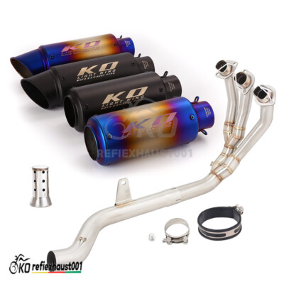 Slip For Triumph Trident 660 Tiger 660 Whole System Exhaust Pipe Front Link Pipe