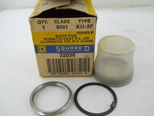 Square D 9001-KU37 Boot for Push-to-test PL OR Illum. PB w/o guard 32036 NEW