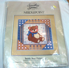 Candamar Designs Something Special Needlepoint Kit 'Teddy Bear Picture' - 30440