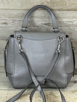 TRENDY Coach FAYE CONVERTIBLE BACKPACK 30525 Gray Leather 