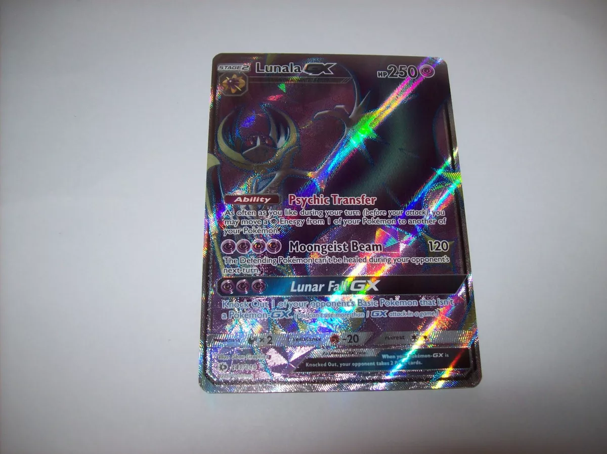 Lunala GX - 141/149 - Full Art Ultra Rare - Pokemon Singles » Sun