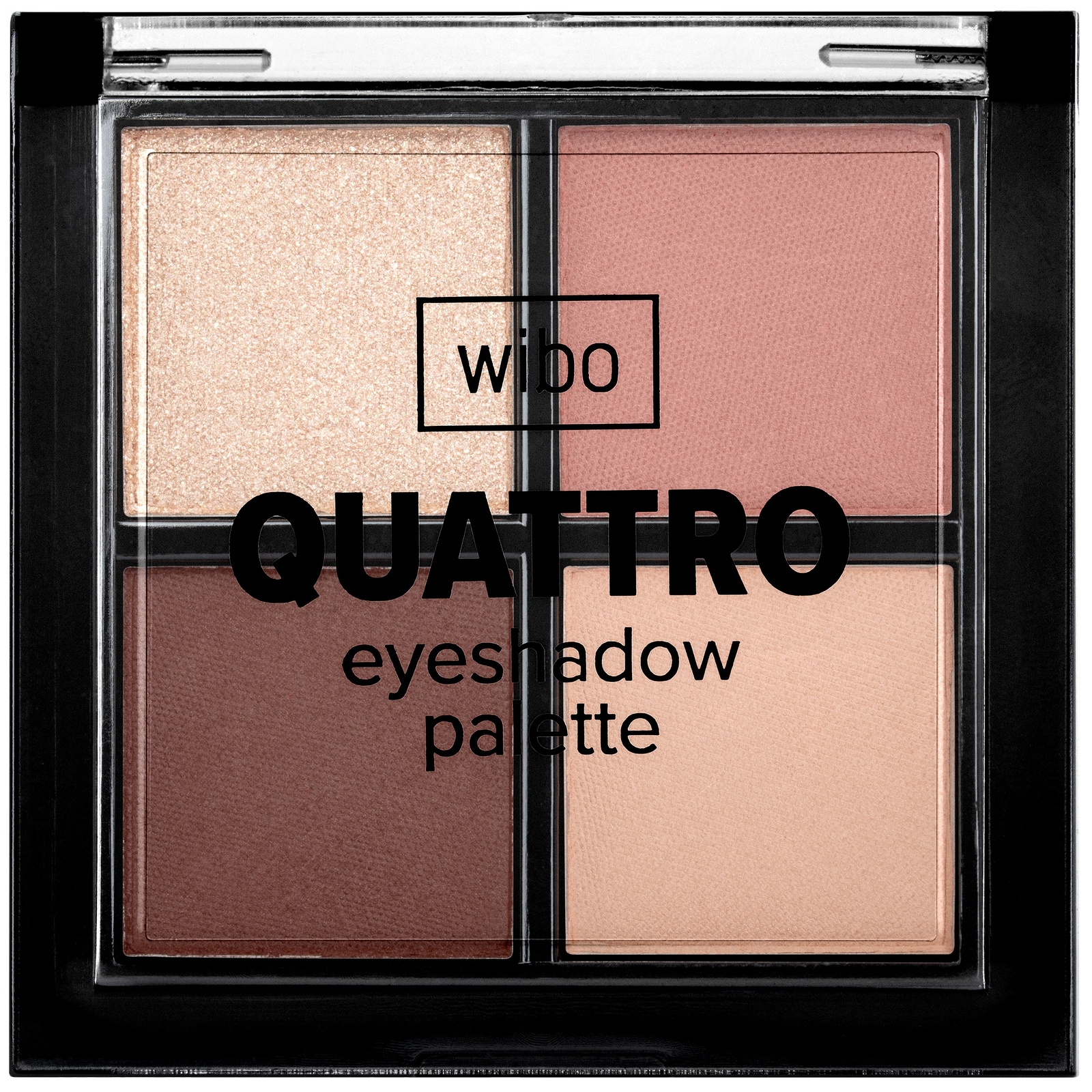 5905309904019 Палитра теней для век Quattro для макияжа глаз 2 10 г Wibo 4090₽