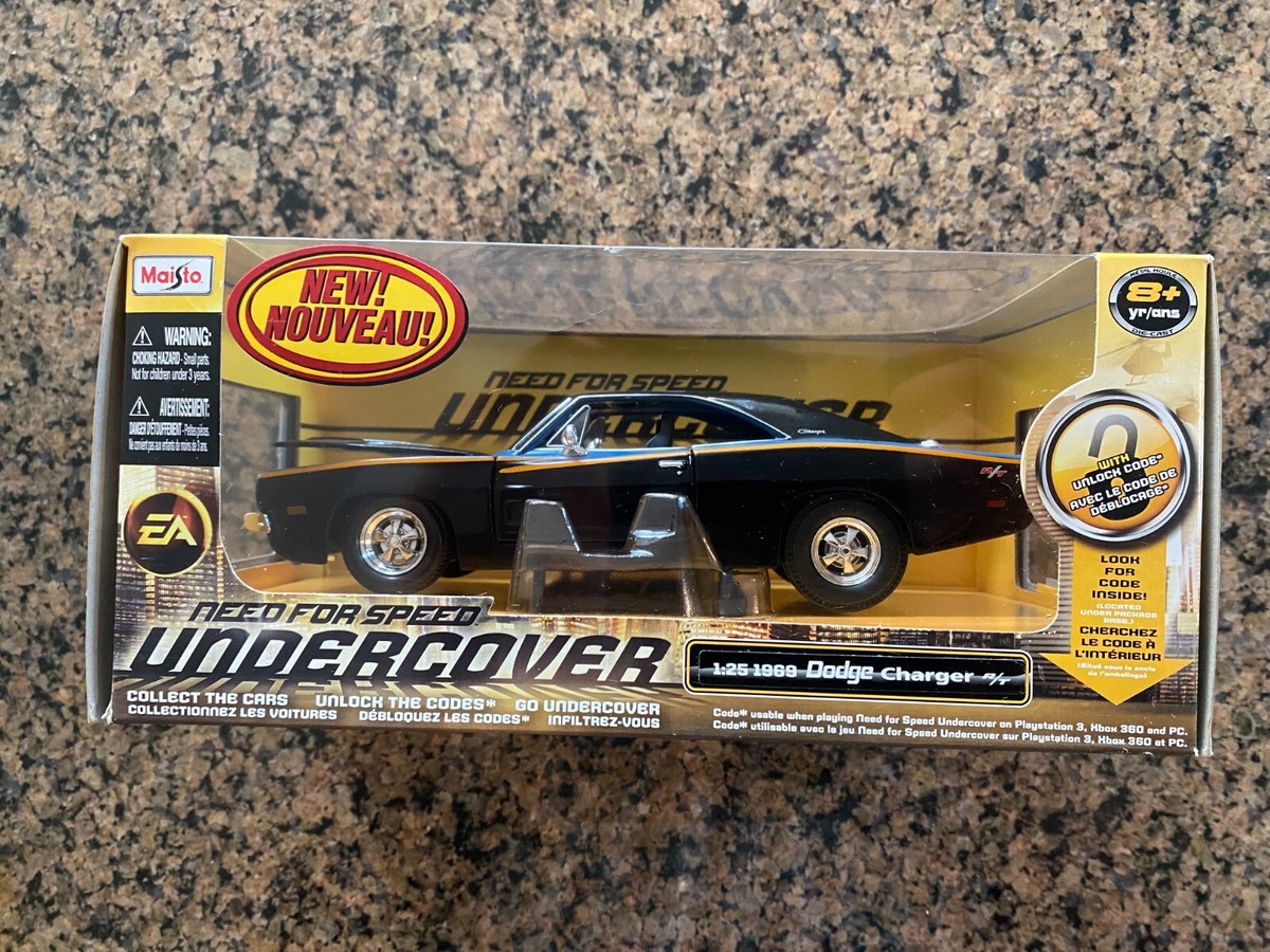 1/25 MAISTO NEED FOR SPEED UNDERCOVER 1969 DODGE CHARGER R/T