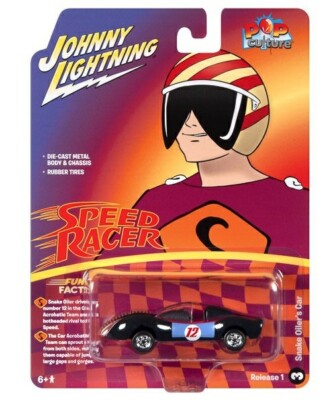 1/64 SPEED RACER SNAKE OILER BLACK AND MAGENTA (RACE WORN) JLPC011