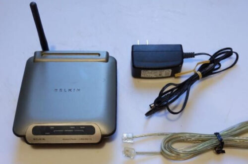 Belkin F5D7230-4 Wireless Router with 802.11b/g 4-port Switch for WiFi Network