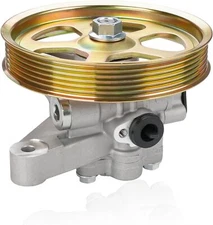 Power Steering Pump with Pulley Compatible with Honda Accord 3.5L V6 2008 2009