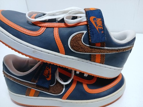 Nike Vandal Low Swoosh (312456-481) Gr. 7,5 blau/blaze orange Basketball SCHUHE Vintage - Bild 3 von 7
