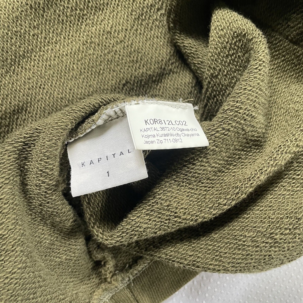 KAPITAL 　キャピタル　Army Field Ratian Unborn Kapital Men Army Field Ratian Unborn JPN Limited Edition