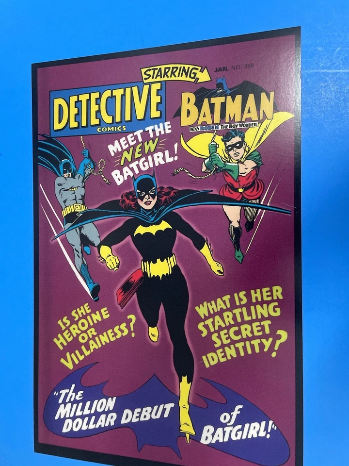 PÓSTER PIN UP DETECTIVE COMICS BATMAN & ROBIN MEET BATGIRL NUEVO. Foto 3 de 3