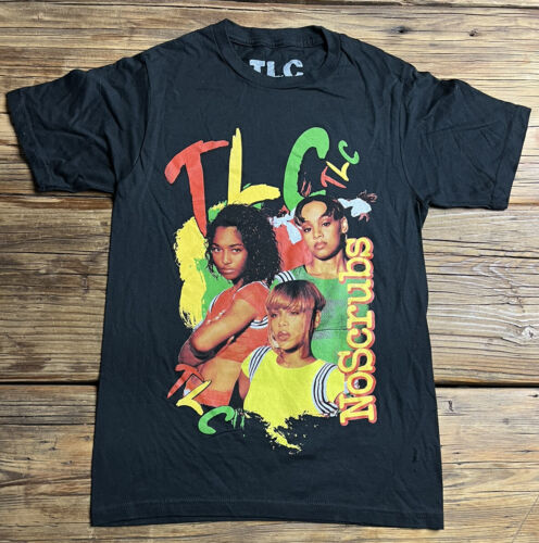 TLC neon 90’s shirt, TLC SHirt, Vintage TLC T-shirt, Print TLC Tee XS - Afbeelding 1 van 5