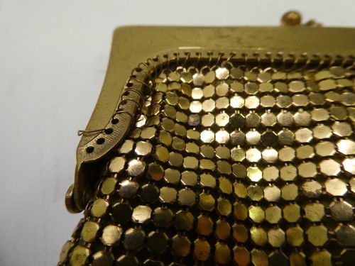 VINTAGE GOLD GLOMESH LADIES PURSE BY OROTON GERMANY - Picture 5 of 11