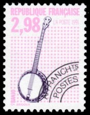 FRANCIA 2277 - Instrumentos Musicales "Banjo" (pb92267)